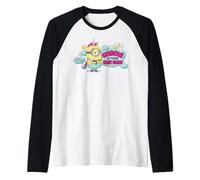 Minions Cuddle at Your Own Risk Manche Raglan
