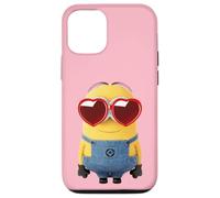 Minions Cute Bob In Love Heart Shaped Glasses Portrait Coque pour iPhone 12/12 Pro