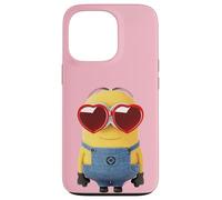 Minions Cute Bob In Love Heart Shaped Glasses Portrait Coque pour iPhone 13 Pro