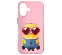 Minions Cute Bob in Love Heart Shaped Glasses Portrait Coque pour iPhone 17