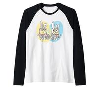 Minions Dave & Carl Easter Bunny Duo Manche Raglan