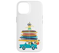 Minions Dave Kevin Stuart Summer Surf Poster Coque pour iPhone 14