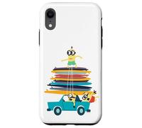 Minions Dave Kevin Stuart Summer Surf Poster Coque pour iPhone XR