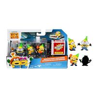 MINIONS Despicable Me 4 4 Figure Packs Party Bus Bunch | 5.8cm Collectible Figures | Pack Has 3 Figures Visible Plus 1 Surprise Figure Hidden