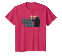Minions Despicable Me 4 Gru Dad Life T-Shirt, Enfant, Rouge Chiné, 2 Ans