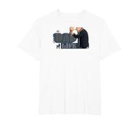 Minions Despicable Me 4 Gru Dad Life T-Shirt, Homme Grandes Tailles, Blanc, 2X Tall