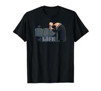 Minions Despicable Me 4 Gru Dad Life T-Shirt, Homme, Noir, 5XL