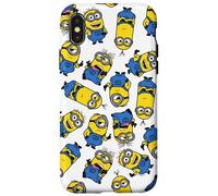 Minions Different Emotions Minions Pattern Logo Coque pour iPhone X/XS