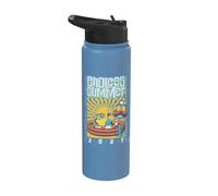 Minions Endless Summer Vacation 2027 Stainless Steel Insulated Water Bottle