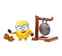 Figurine Minions Bob et Gong 11 cm - MATTEL - Figurines à collectionner - Action mécanique - Jaune - Dès 4 ans