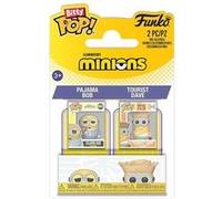 Minions - Figurines Bitty POP! Pajama Bob & Tourist Dave 2 cm