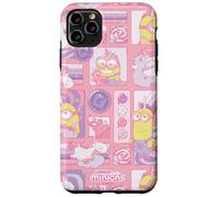 Minions Fluffy Unicorn Grid All Over Print Coque pour iPhone 11 Pro Max