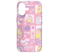 Minions Fluffy Unicorn Grid All Over Print Coque pour iPhone 17