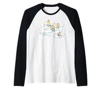 Minions Fluffy Unicorn in The Clouds Manche Raglan