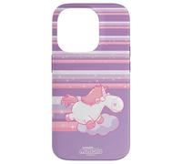 Minions Fluffy Unicorn Stripes Coque pour iPhone 14 Pro