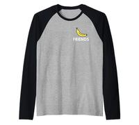 Minions Friends Side Bob + Tim Banana Friends Manche Raglan