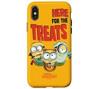 Minions Here for The Treats Trio Coque pour iPhone X/XS