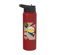Minions Holidays Bob Bring Cheer Stainless Steel Insulated Water Bottle