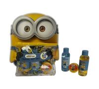 Minions Kit de voyage pour enfants 3 pièces : shampooing 60 ml, gel douche 60 ml, baume à lèvres 10 g
