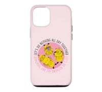 Minions Let's Do Nothing All Day Together Cute Group Shot Coque pour iPhone 12/12 Pro