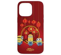 Minions Lunar New Year Lantern Celebration Coque pour iPhone 14 Pro Max
