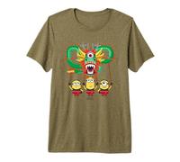 Minions Lunar New Year Paper Dragon T-Shirt Haut de Gamme