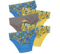 MINIONS Moi, Moche et méchant - Lot de 5 Slips 100% Coton - 2-3 Ans: 98cm