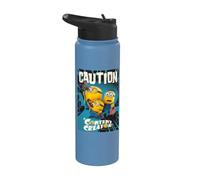 Minions & Monsters Caution Stainless Steel Insulated Water Bottle