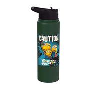 Minions & Monsters Caution Stainless Steel Insulated Water Bottle