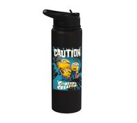 Minions & Monsters Caution Stainless Steel Insulated Water Bottle