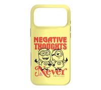 Minions Negative Thoughts Never Line Art Portrait Coque pour iPhone 17 Pro Max