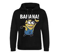 MINIONS Officiellement sous Licence Banana! Epic Sweat À Capuche (Noir), L
