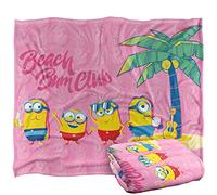 Minions - Plaid Beach Bum Club Silky Touch Ultra Doux 152 x 127 cm