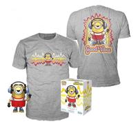 Funko Minions And Tee Roller Skating Stuart Metallic Exclusive Figure Jaune L