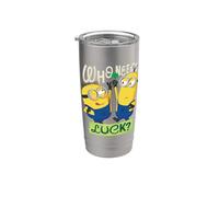 Minions qui ont besoin de chance Gobelet isotherme en acier inoxydable double paroi
