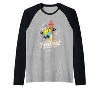 Minions Rocket Falling Upwards Manche Raglan
