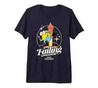 Minions Rocket Falling Upwards T-Shirt Haut de Gamme