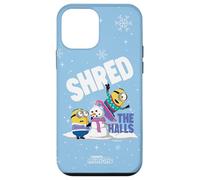 Minions Shred The Halls Funny Snowboard Coque pour iPhone 12 Mini