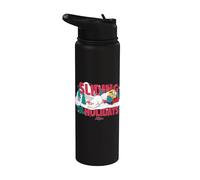 Minions Sliding Into The Holidays Winter Stainless Steel Insulated Water Bottle