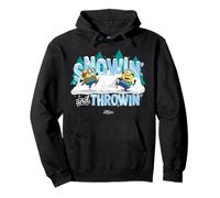 Minions Snowin’ and Throwin’ Holiday Snowball Sweat à Capuche