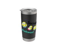 Minions Socially Awkward Gobelet isotherme en acier inoxydable double paroi