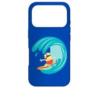 Minions Stuart Surfing Up Tidal Wave Logo Coque pour iPhone 17 Pro