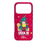 Minions Stuck in Holiday Mode Festive Coque pour iPhone 17 Pro