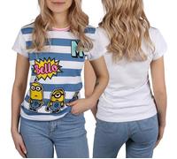 MINIONS T-shirt en coton pour femme à manches courtes 100% coton M
