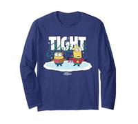 Minions Tight Knit Festive Holiday Manche Longue
