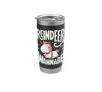 Minions Unicorn Reindeer Wannabe Gobelet isotherme en acier inoxydable double paroi