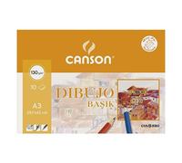 Minipack Bloc 10 Feuilles Basik 130g A3 Guarro Canson