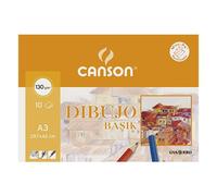 Minipack Bloc 10 Feuilles Basik 130g A3 Guarro Canson
