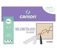 Minipack de 12 Feuilles A4 - Graph Basik - 21x29,7cm - 100g - Couleur Sépia