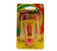 Minis Baumes À Lèvres Carmex 3 Tubes De 5g (Cerise, Fraise, Ananas)